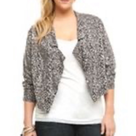 torrid Tops - Torrid size 2 animal print shrug